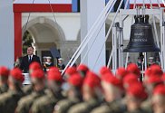 Polský prezident Andrzej Duda  při projevu k výročí začátku druhé světové války