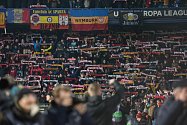 Fanoušci Sparty v zápase s Liverpoolem