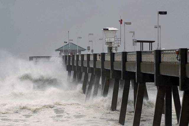 Hurikán Michael zasáhl pobřeží USA.