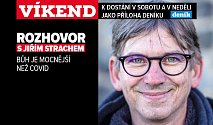 Rozhovor s Jiřím Strachem. Upoutávka na magazín Víkend