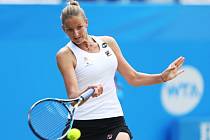 Karolína Plíšková na turnaji v Eastbourne.