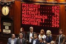Italský parlament dnes pohodlnou většinou hlasů vyjádřil důvěru státnímu tajemníkovi z ministerstva spravedlnosti Giacomovi Caliendovi, který je obviňován z korupce.