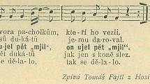 Varianta Písně o ruským císaři a prajským králi z časopisu Český lid (1905).