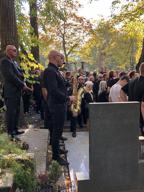 Pohřeb Jana Kočky mladšího na Olšanských hřbitovech