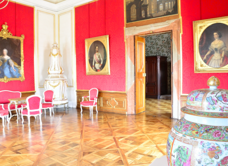 Interiér zámku Valtice