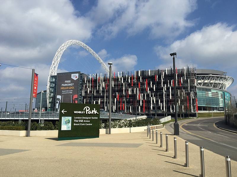 Stadion Wembley v Londýně, domov anglické fotbalové reprezentace