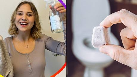 Tablety do WC si Eliška Popková vyrábí sama ze čtyř surovin