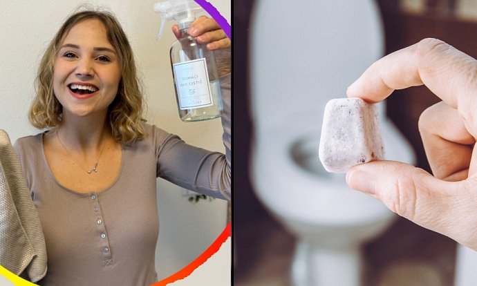 Tablety do WC si Eliška Popková vyrábí sama ze čtyř surovin
