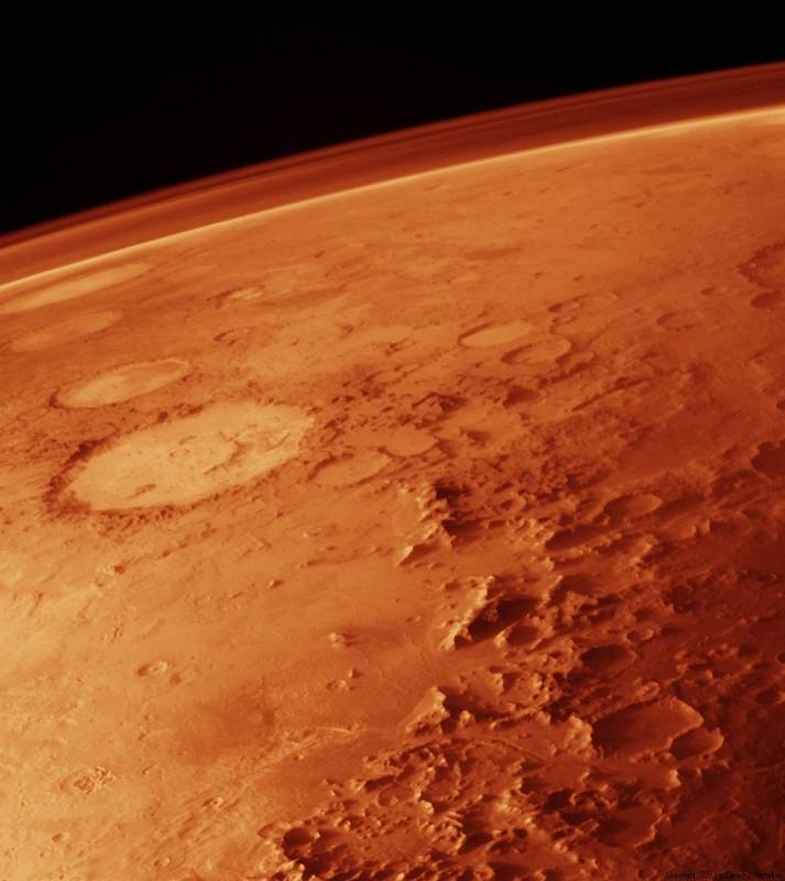 Mars. Ilustrační snímek