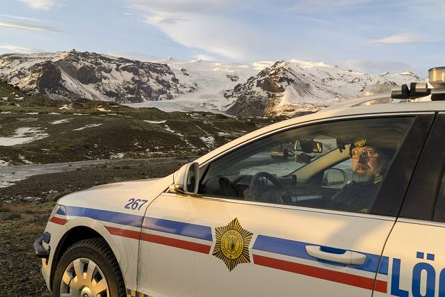 Islandská sopka Öræfajökull.