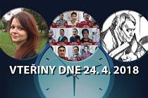 Vteřiny dne 24. dubna 2018