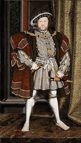 Po zranění Jindřich VIII. v pozdějším věku přestal sportovat. Jeho nezdravý životní styl a přejídání vedly k velkému přibírání na váze. Autorem malby je Hans Holbein mladší.