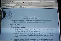Ministerstvo financí zveřejnilo 3. ledna 2011 na svých webových stránkách plné znění Dohody o narovnání ČR a společnosti Nomura včetně související důvodové zprávy i právních posudků, které měla tehdejší vláda k dispozici při schvalování dohody o narovnání