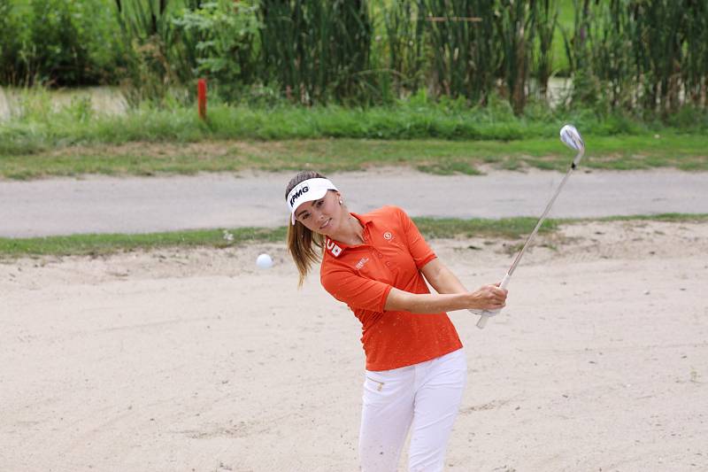 Golfistka Klára Spilková.