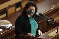 Ministryně práce a sociálních věcí Jana Maláčová