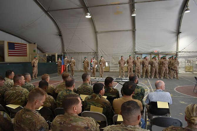 Česká armáda v Afghánistánu vystřídala 16. října 2019 jednotku střežící základnu Bagrám