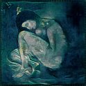Obraz nahé ženy byl po desetiletí skryt pod vrstvou malby Pabla Picassa. 