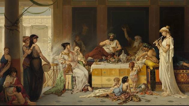 Joseph Coomans: Římský banket