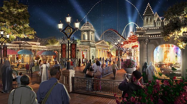 Zábavní park Six Flags Qiddiya nabídne návštěvníkům i supermoderní horskou dráhu…