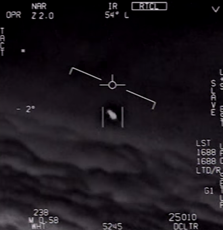 Záběry UFO pořízené piloty amerického námořnictva