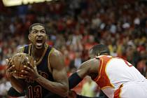 Tristan Thompson z Clevelandu v utkání proti Atlantě