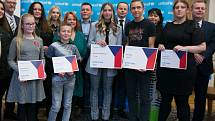 Loňské slavnostní vyhlášení výsledků prvního ročníku ankety Dítě Česka české pobočky UNICEF.