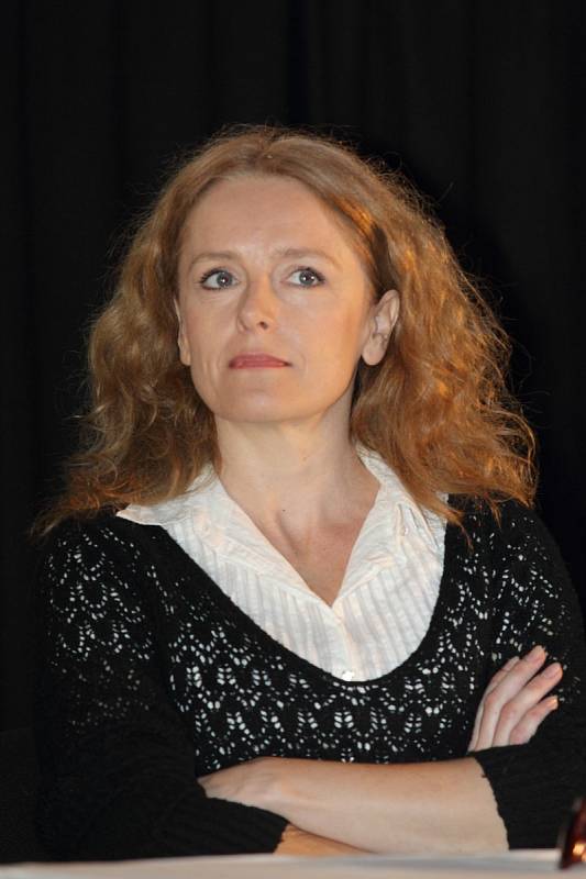 Lucie Trmíková se svou dřívější barvou vlasů.