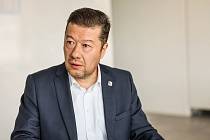 Předseda SPD Tomio Okamura.