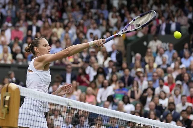 Karolína Plíšková ve finále Wimbledonu 2021