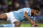 Raheem Sterling v dresu Manchesteru City