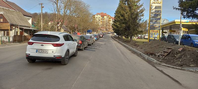 Přechod hranice na cestě z Ukrajiny na Slovensko