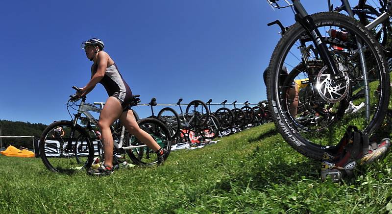 Xterra na Hostivařské přehradě v Praze - 