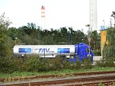 Cisterna společnosti FAU v areálu přerovské chemičky Precheza.