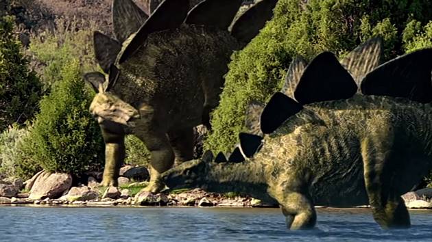 Stegosaurus patří celosvětově mezi nejpopulárnější a nejčastěji zobrazované dinosaury. Takhle byl ztvárněn v cyklu Andy a dobrodružství s dinosaury v rámci dětského vysílání CBeebies britské televize BBC