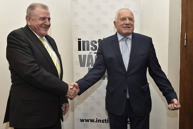 Vladimír Mečiar a Václav Klaus