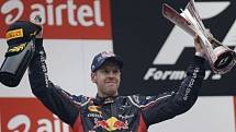 Sebastian Vettel uspěl ve Velké ceně Indie.