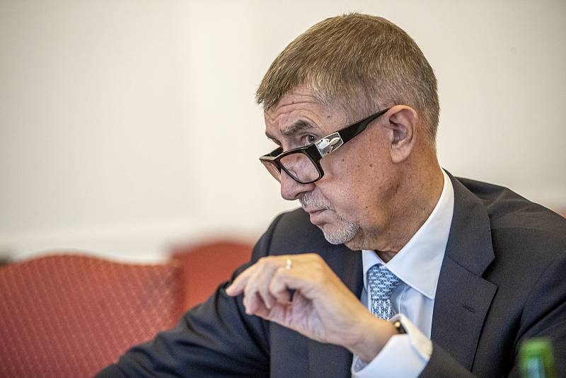 Premiér Andrej Babiš poskytl 16. června 2020 rozhovor Deníku