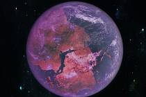 Purpurová planeta. Ilustrační snímek