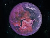 Purpurová planeta. Ilustrační snímek