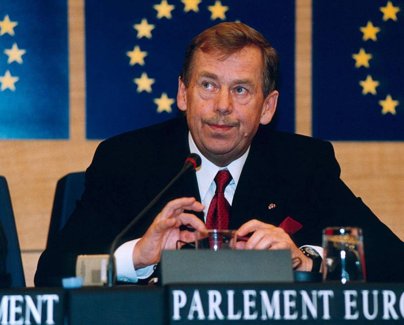 Václav Havel v europarlamentu
