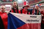 I Horní Třešnovec měl své zastoupení na zápase Česka s Anglií ve Wembley.