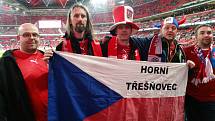 I Horní Třešnovec měl své zastoupení na zápase Česka s Anglií ve Wembley.