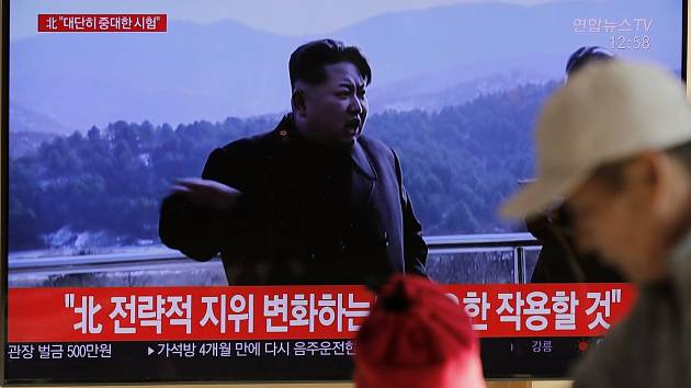 Severokorejský diktátor Kim Čong-un na archivním snímku