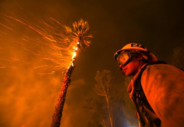 Požáry v Jižní Kalifornii