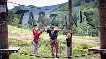 Tarzanie - Horský lanový park Raztoka