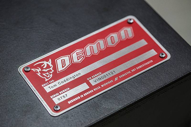 Dodge Challenger SRT Demon.