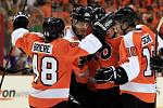 Třetí utkání série prvního kola play off NHL mezi Philadelphia Flyers a Pittsburgh Penguins.