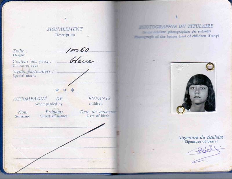 Pravý pas Carole Paris, 1982