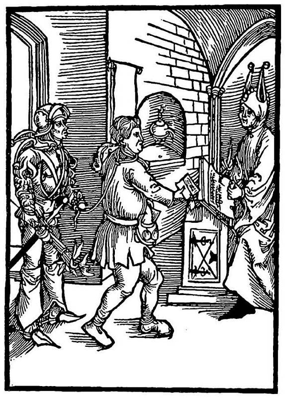 Obraz Albrechta Dürera Rytíř a úředník