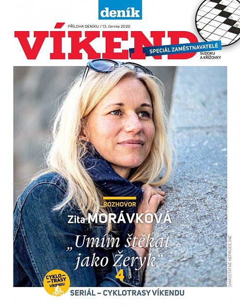 Titulní strana magazínu Víkend